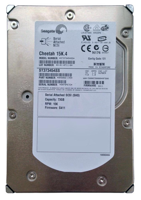 9X5066-145 - Seagate Cheetah 15K.4 73GB 15000RPM SAS 3GB/s 8MB Cache 3.5-inch Internal Hard Disk Drive