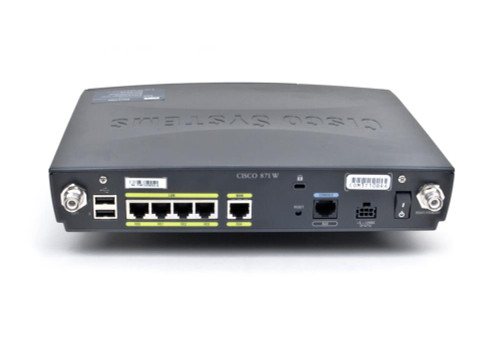 CISCO871W-G-A-K9 - Cisco 10/100 871W Integrated Services Router 4-Port switch IOS Advanced Security