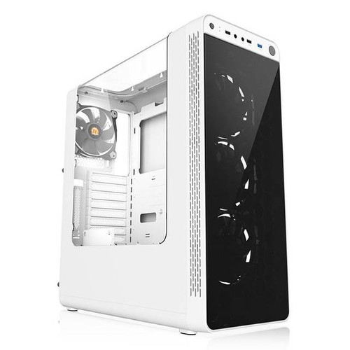 Thermaltake CoView 27 Snow Edition CA-1G7-00M6WN-WT No Power Supply ATX Mid Tower (White)