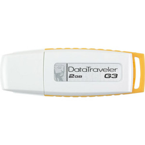 DTIG3/2GB - Kingston DataTraveler G3 DTIG3/2GB 2 GB USB 2.0 Flash Drive - Orange White - External