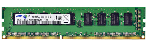 M391B5773CH0-YH9 - Samsung 2GB 1333MHz PC3-10600 CL9 Single Rank ECC UNBUFFERED DDR3 SDRAM 240-Pin DIMM SAMSUNG Memory Module