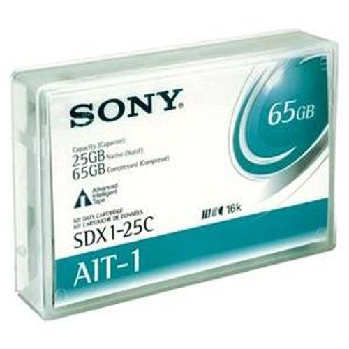 SDX125CN - Sony AIT-1 Tape Cartridge - AIT AIT-1 - 25GB (Native) / 65GB (Compressed)