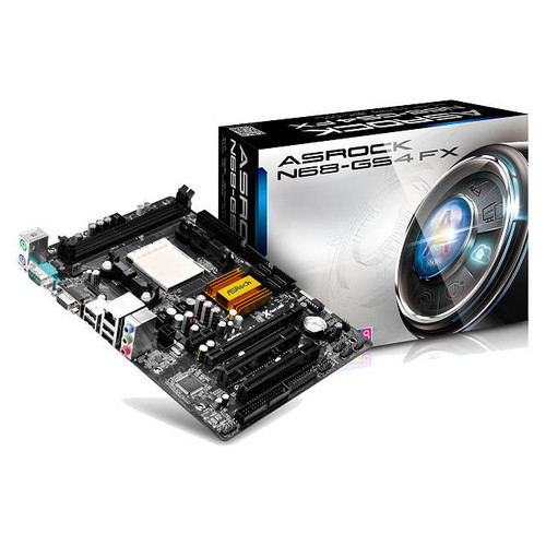 ASROCK N68-GS4 FX Socket AM3+/ NVIDIA GeForce 7025/ DDR3/ A&V&GbE/ MicroATX Motherboard