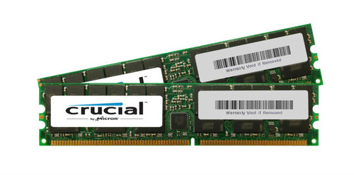 CT508375 - Crucial 2GB Kit (2 X 1GB) PC2700 DDR-333MHz ECC Registered CL2.5 184-Pin DIMM Memory for HP/Compaq ProLiant DL585 Server