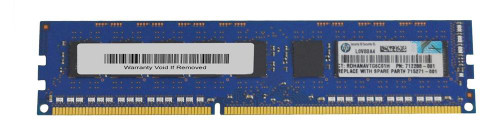 712288-581 - HP 8GB PC3-14900 DDR3-1866MHz ECC Unbuffered CL13 Dual Rank x8 240-Pin DIMM Memory Module