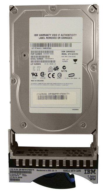 9X2004-039 - Seagate Cheetah 10K.7 146GB 10000RPM Fibre Channel 2Gbps 8MB Cache 3.5-inch Internal Hard Drive