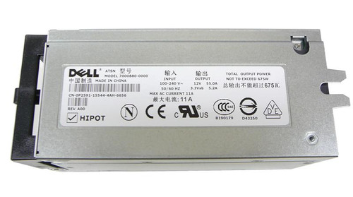 7000880-0000 - Dell 675-Watts REDUNDANT Server Power Supply for PowerEdge 1800