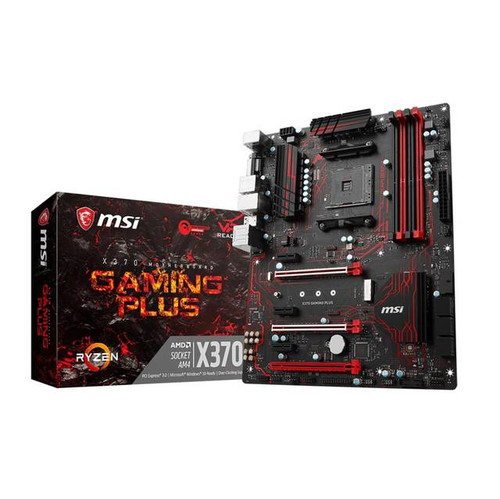 MSI X370 GAMING PLUS Socket AM4/ AMD X370/ DDR4/ 3-Way CrossFireX & 2-Way SLI/ SATA3&USB3.1/ M.2/ A&G