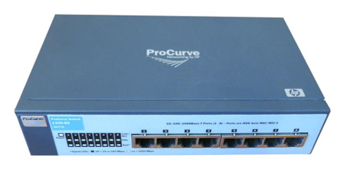 J9077-69001 - HP ProCurve 1400-8G Unmanaged Gigabit Ethernet Switch 8 x 10/100/1000Base-T LAN