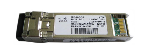 SFP-10G-SR - Cisco 10GBASE-SR SFP+ Transceiver Module for MMF