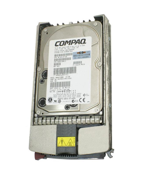 233914R-002 - HP 72.8GB 10000RPM Ultra-160 SCSI Hot-Pluggable LVD 80-Pin 3.5-inch Hard Drive 233914R-002 - HP 72.8GB 10000RPM Ultra-160 SCSI Hot-Pluggable LVD 80-Pin 3.5-inch Hard Drive