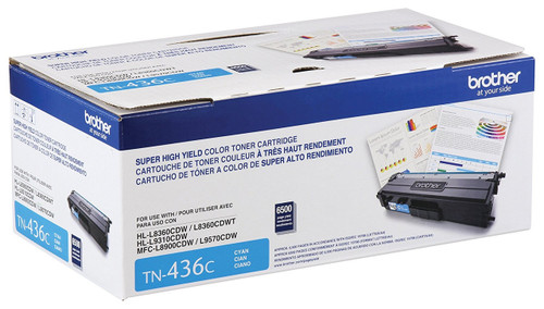Brother TN-436C Laser cartridge 6500pages Cyan laser toner & cartridge
