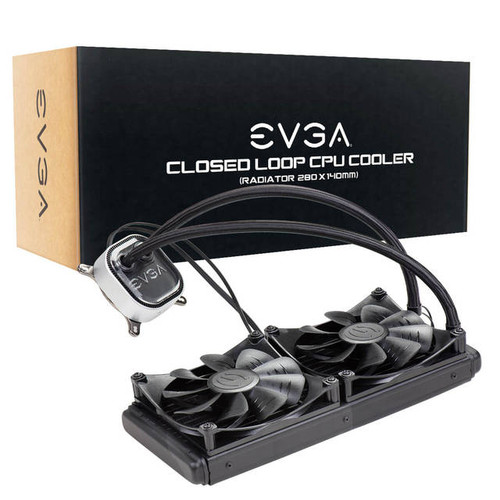 EVGA 400-HY-CL28-V1 280mm Liquid / Water CPU Cooler for LGA2066/2011-v3/2011/1366/1156/1155/1151/1150