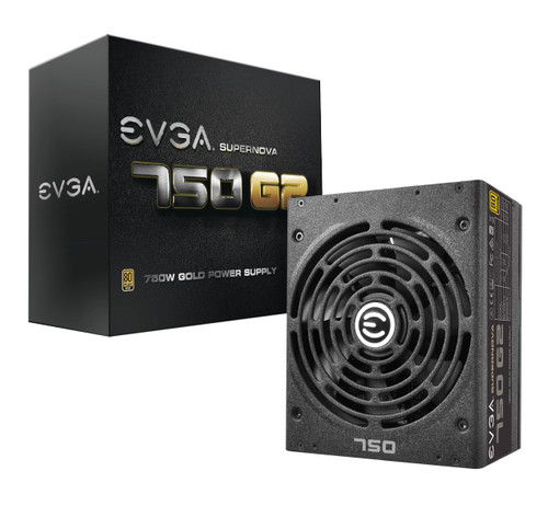 220-G2-0750-XR - EVGA SuperNOVA 750 G2 750-Watts ATX12V and EPS12V 80+ Power Supply (Gold)