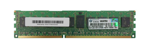 731657-081 - HP 8GB (1x8GB) 1866Mhz PC3-14900 Cl13 Single Rank ECC Registered DDR3 SDRAM 240-Pin Dimm Memory Kit for Proliant Server Bl460c