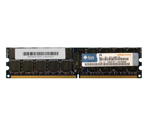 371-4387 - Sun 8GB PC2-5300 DDR2-667MHz ECC Registered CL5 240-Pin DIMM Dual Rank Memory Module