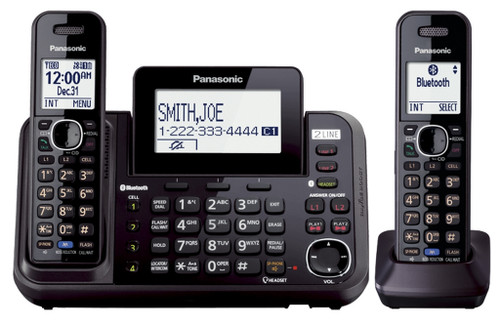 Panasonic KX-TG9542B DECT Caller ID Black telephone