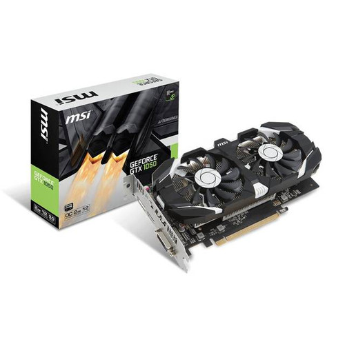 MSI NVIDIA GeForce GTX 1050 2GT OC 2GB GDDR5 DVI/HDMI/DisplayPort PCI-Express Video Card