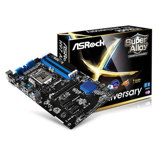 ASRock H97 ANNIVERSARY LGA1150/ Intel H97/ DDR3/ SATA3&USB3.0/ A&GbE/ ATX Motherboard