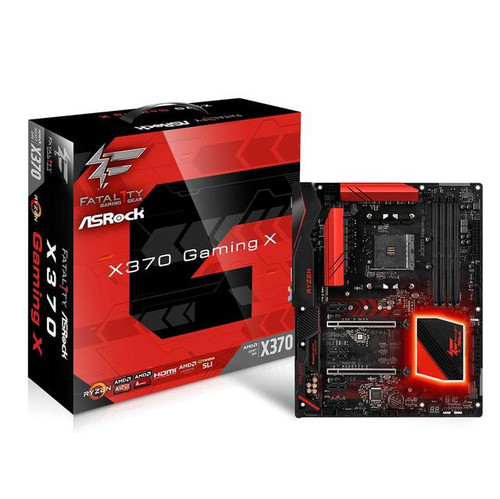 ASRock X370 GAMING X Socket AM4/ AMD X370/ DDR4/ Quad CrossFireX & Quad SLI/ SATA3&USB3.0/ M.2/ A&GbE/ ATX Motherboard
