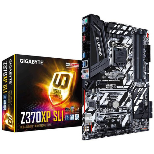 GIGABYTE GA-Z370XP-SLI LGA1151/ Intel Z370/ DDR4/ Quad CrossFireX & Quad SLI/ SATA3&USB3.1/ M.2/ A&GbE/ ATX Motherboard