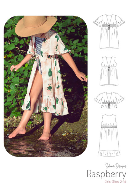 Rasperry cover-up from Sofiona Designs with line drawings.