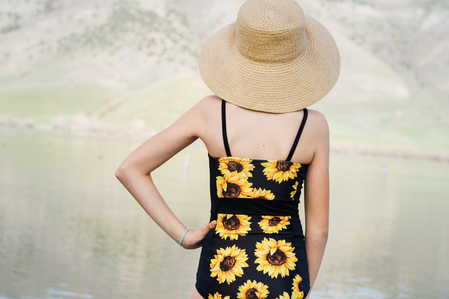 The 1 or 2 Pc Pike Swimsuit/Sofiona Designs