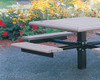 Square Public Place Picnic Table - Single Support