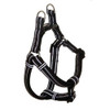 Doog Neoprene Dog Harness (Lassie - Black With Reflective Stripe) | Unitedpetworld.Com