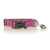 Doog Neoprene Dog Collar (Toto - Pink With Black Stars) | Unitedpetworld.Com