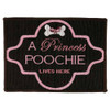 PB Paws & Co. Tapestry Pet Mats, Princess Poochie Pattern | Unitedpetworld.Com