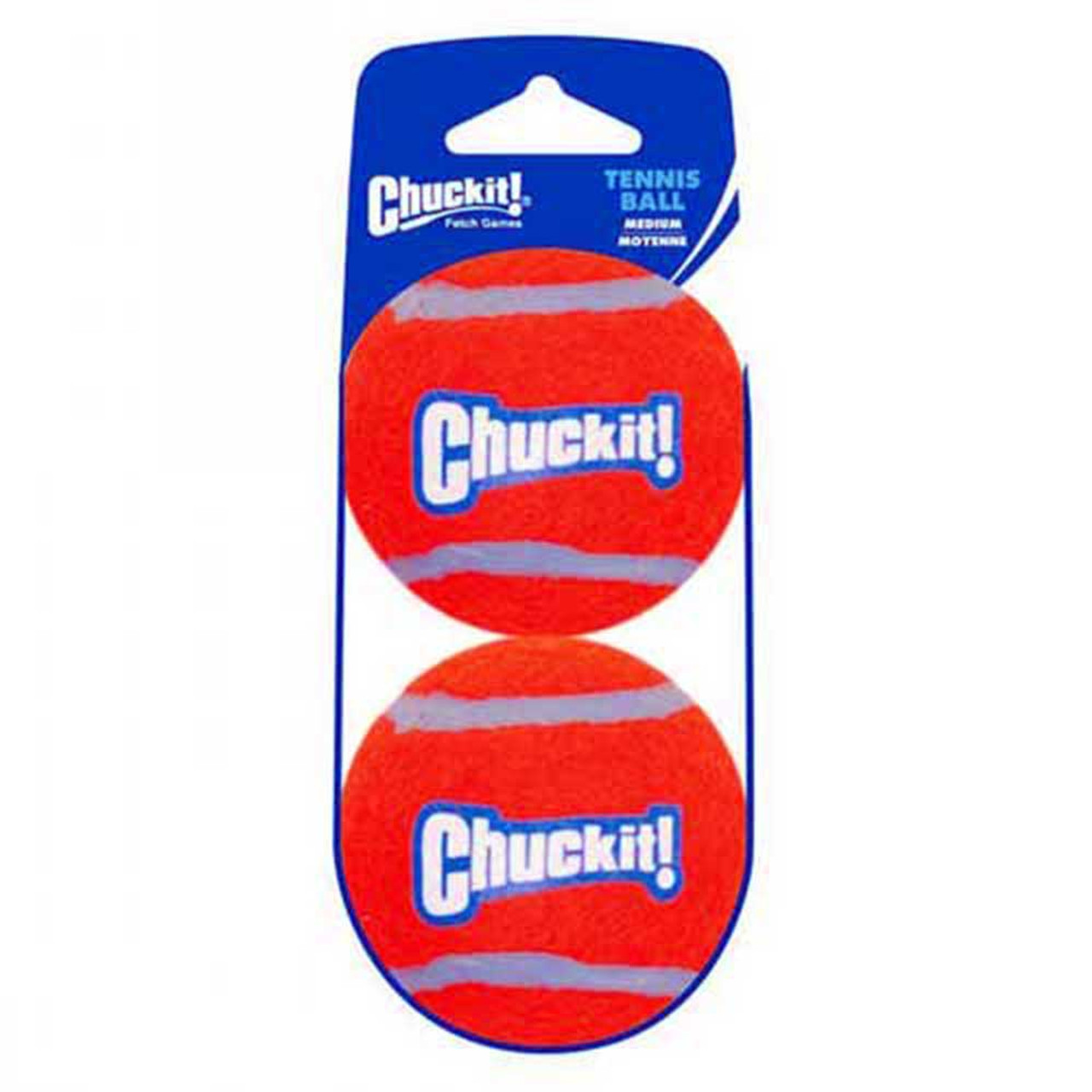 Chuckit! Tennis Ball Dog Toy, Medium (6Cm D) 2-Pack (Sleeve) | Unitedpetworld.Com