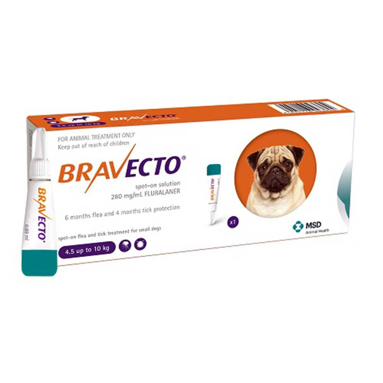 Bravecto Spot-On Flea & Tick Solution For Dogs