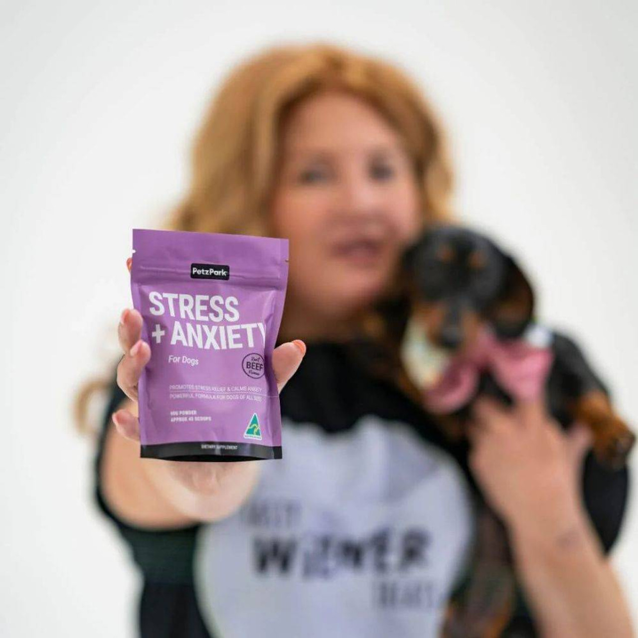 Petz Park Stress Anxiety Powder For Dogs Roast Beef Flavour