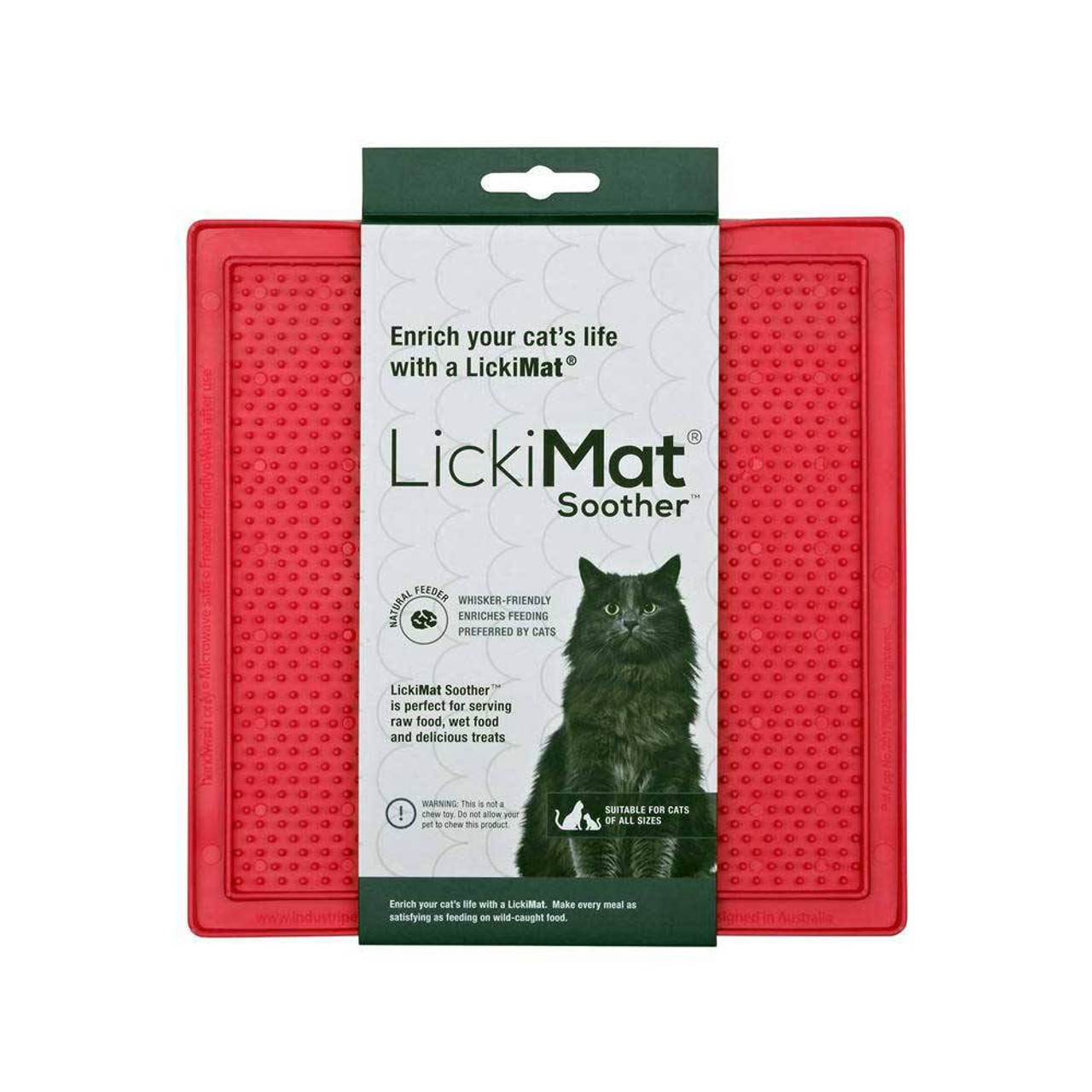 Lickimat Soother Treat Mat For Dogs & Cats Pink | Unitedpetworld.Com