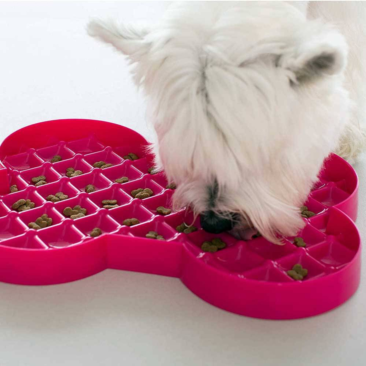 Lickimat SloDog Slow Feeder Plate Pink | Unitedpetworld.Com