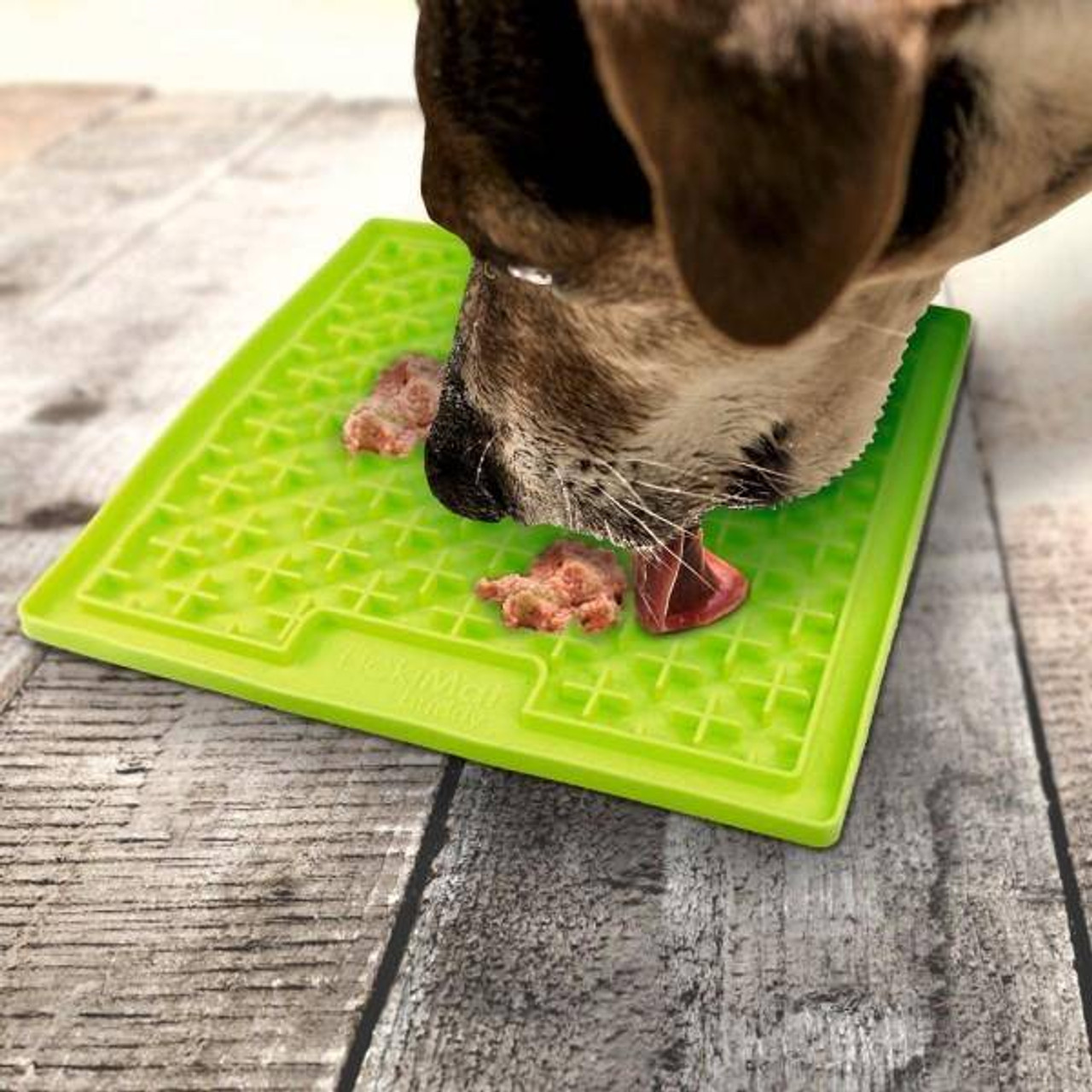 Lickimat Buddy Large Treat Mat for Dogs & Cats Green | Unitedpetworld.Com