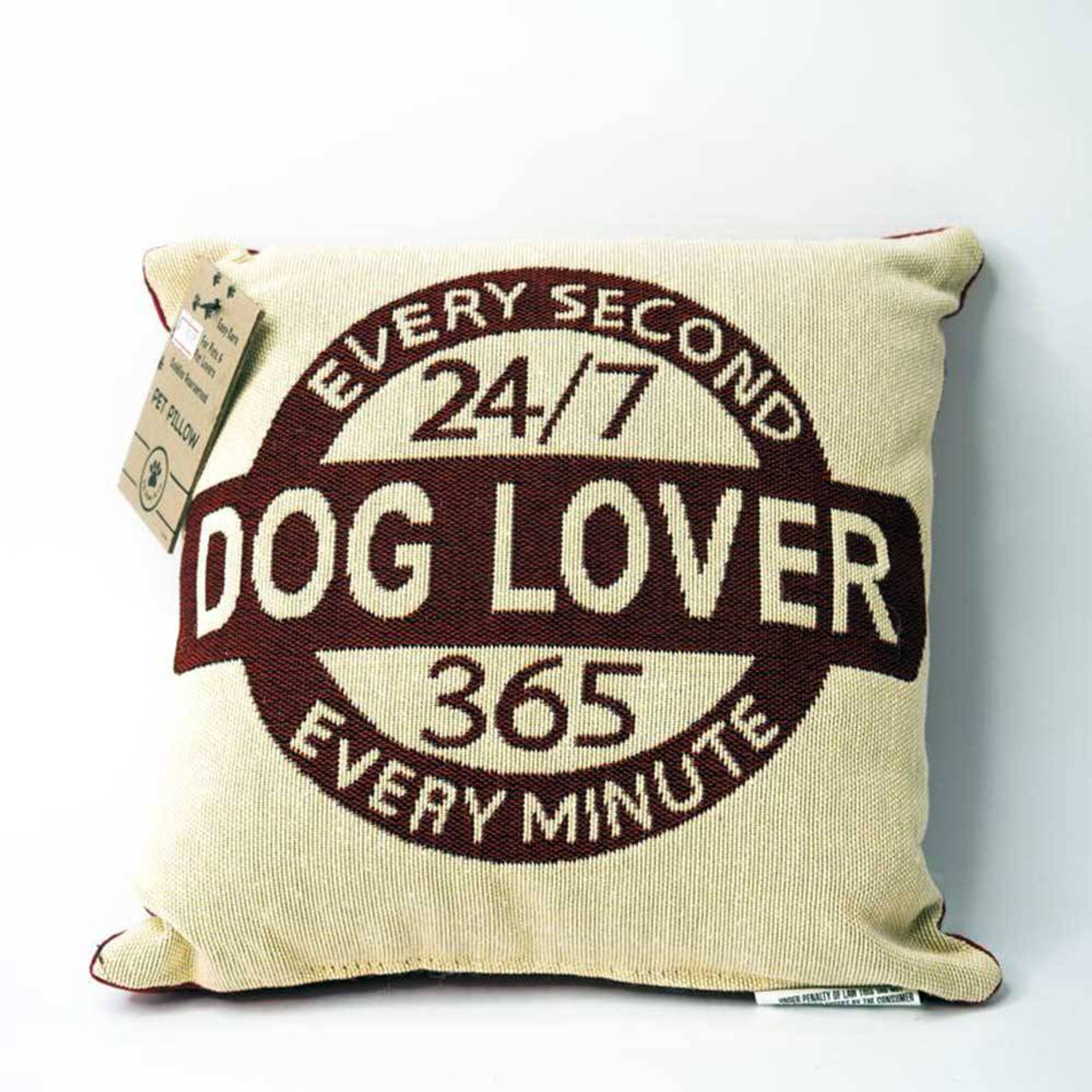 Park B. Smith Vintage House Pillow, Dog Lover Pattern (Square) Square | Unitedpetworld.Com