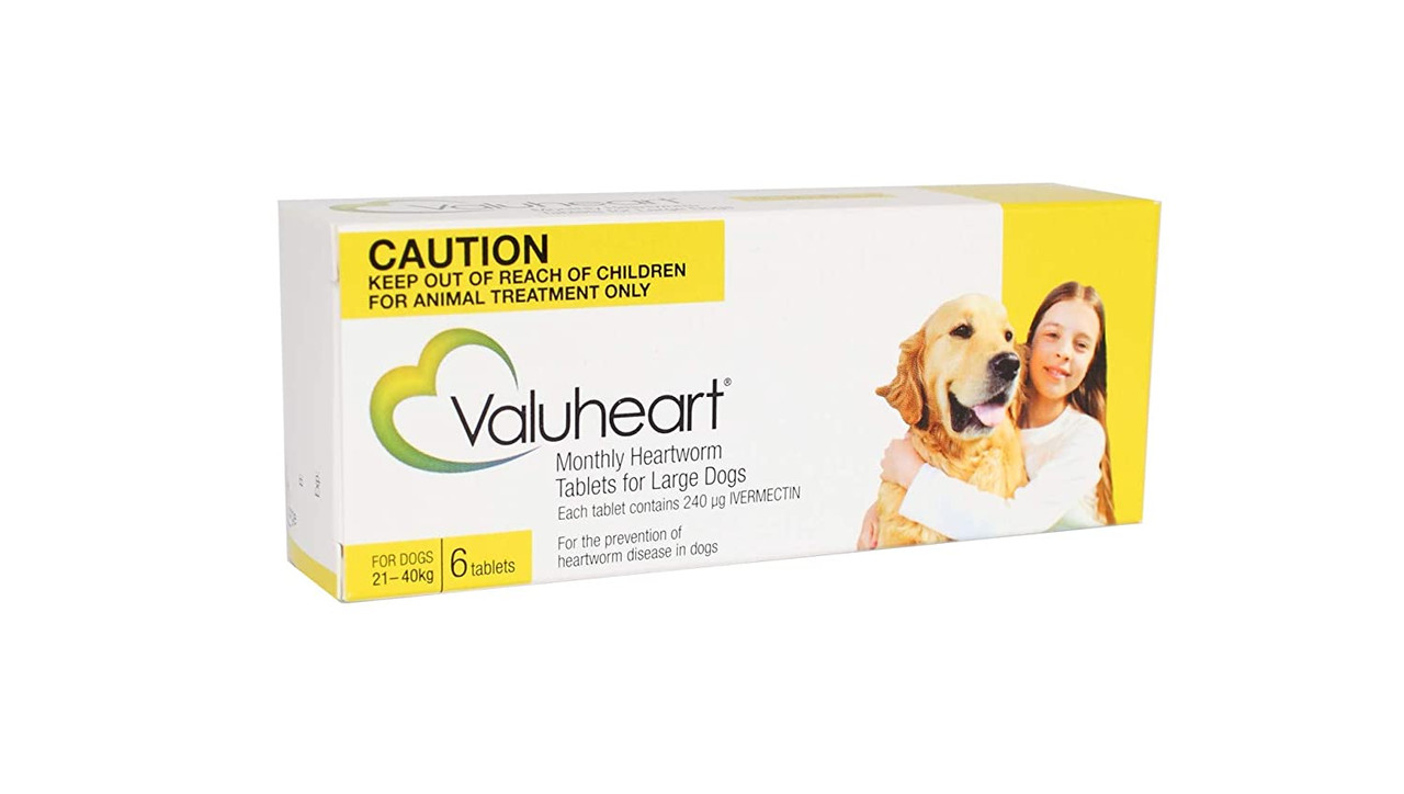 Valuheart Heartworm (Gold) For Large Dogs Weighing 46-88lbs (21-40kg) | UnitedPetWorld.Com