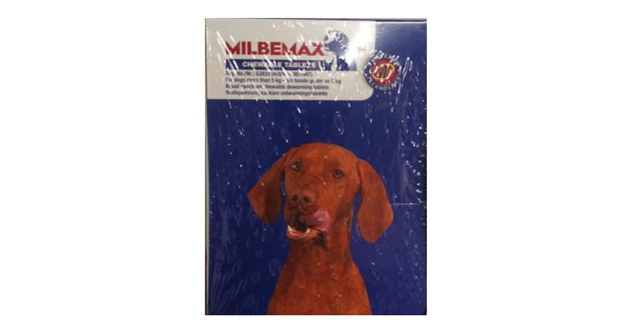 Milbemax Large dog 5-25kg (11-55lbs) 2 tab pack | Unitedpetworld.Com