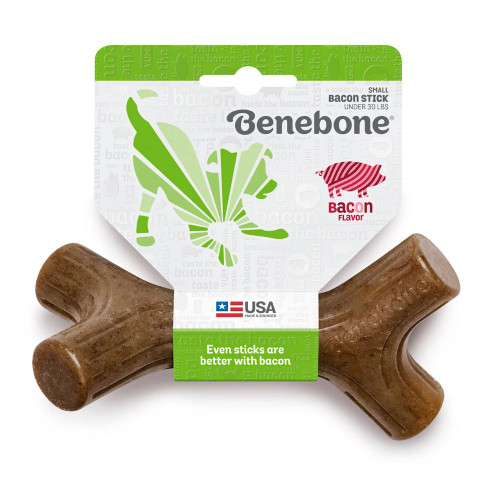 Benebone Bacon Stick Dog Chew Toy | Unitedpetworld.Com