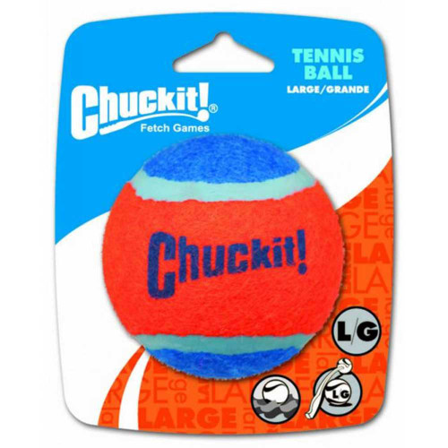 Chuckit! Tennis Ball - Large 3" (8cm) Diameter 1pk | Unitedpetworld.Com
