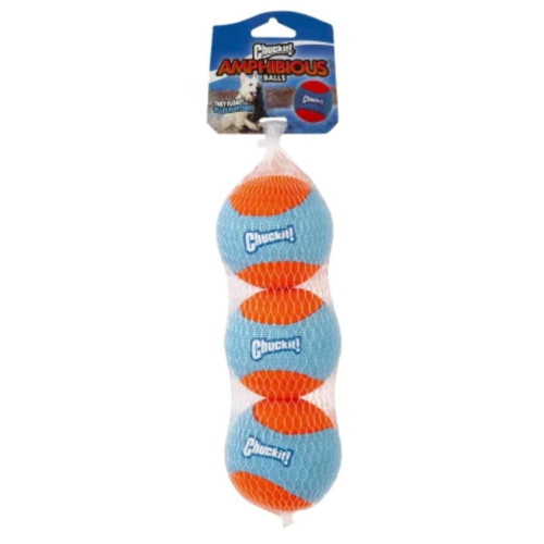 Chuckit! Amphibious Balls Dog Toy 3 Pack | Unitedpetworld.Com
