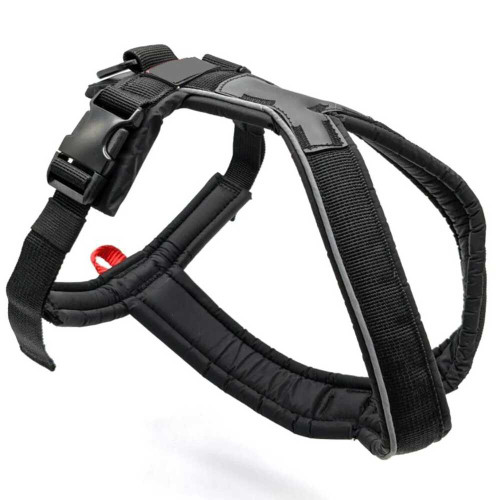 Strong Fit K9 Wear Dog Harness All Black | UnitedPetWorld.com