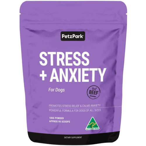 Petz Park Stress Anxiety Powder For Dogs Roast Beef Flavour