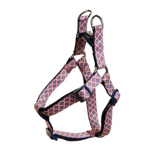 Doog Neoprene Dog Harness (Gromit - Navy White Red Chevron) | Unitedpetworld.Com