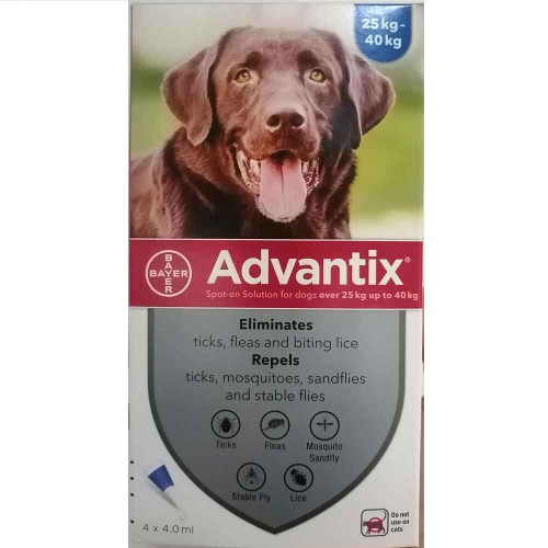 Advantix For Extra Large Dogs Over 55lbs(25kg) | Unitedpetworld.Com