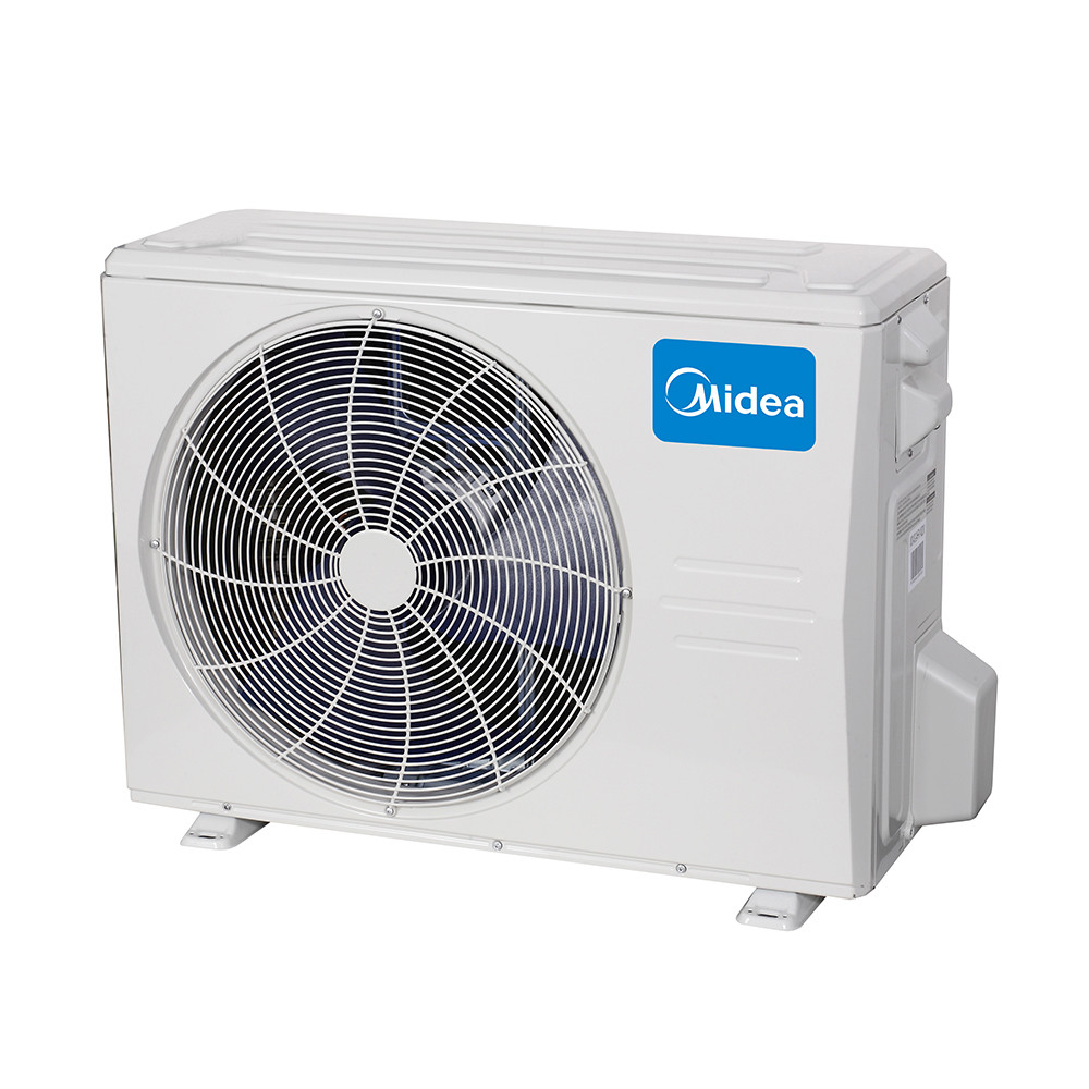 Midea MO1HS-H12B-2A EP Extreme Heat Series Heat Pump - 1 Ton - Angled View
