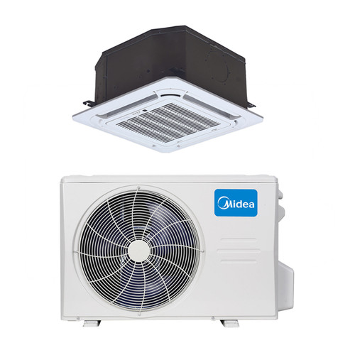 Midea DLCSRBH12AAK 1 Ton Mini-Split Heat Pump Cassette Package
