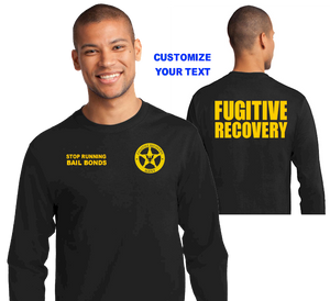 Black Tactical Tee long sleeve - custom text Black Tactical Tee long sleeve - custom text